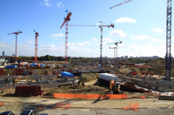 Visite du chantier du Fort d'Issy