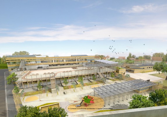 Ecole du Fort d'Issy en paille