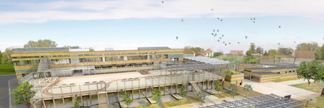 Visite de chantier : l&rsquo;&eacute;cole en paille du Fort d&rsquo;Issy