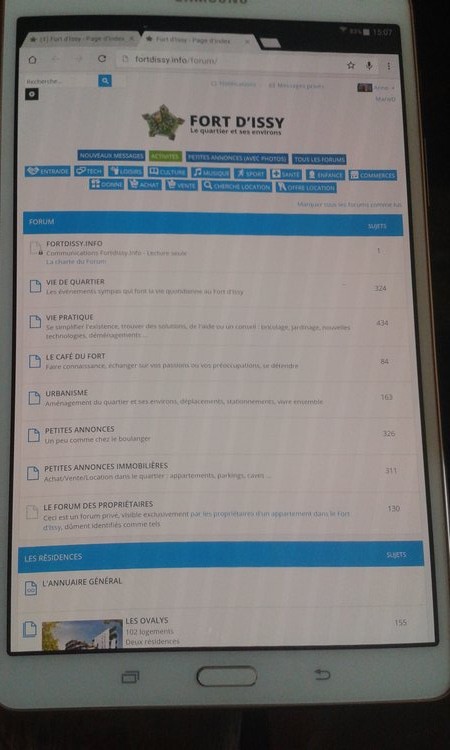 Version tablette