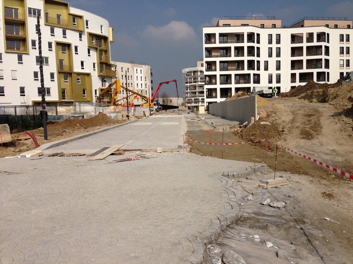 La promenade du verger commence à prendre forme......