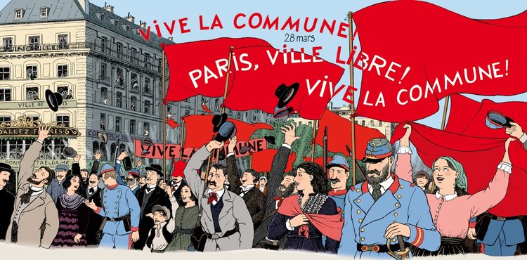 16-Illustration - La Commune d'Y. Pommaux et C. Ylla-Sommers, l'école des Loisirs.jpg