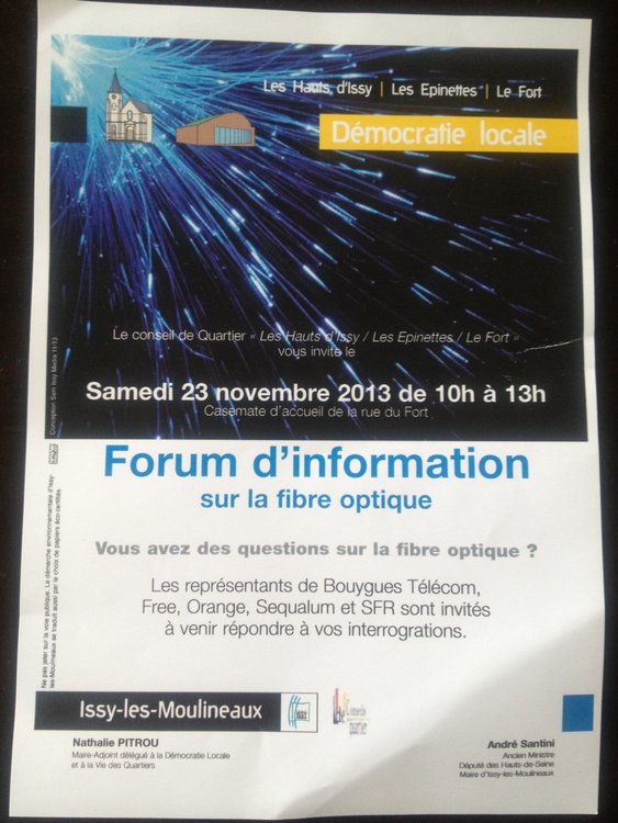 Forum d'information Fibre