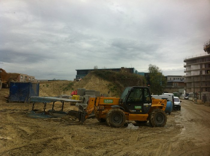 Le future piscine (enfin version Préhistoire) au 17 Octobre 2012